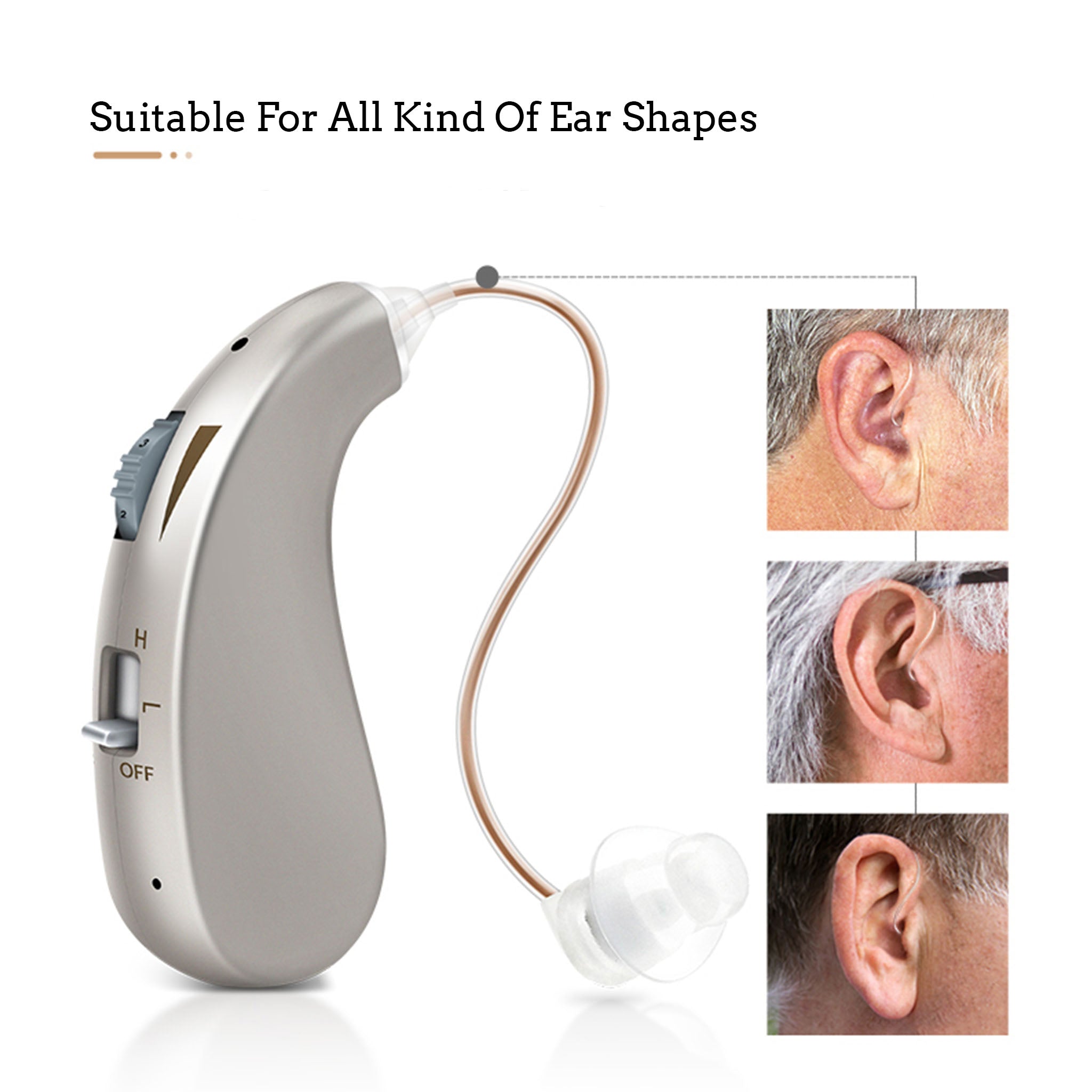 Rechargeable BTE Hearing Aids