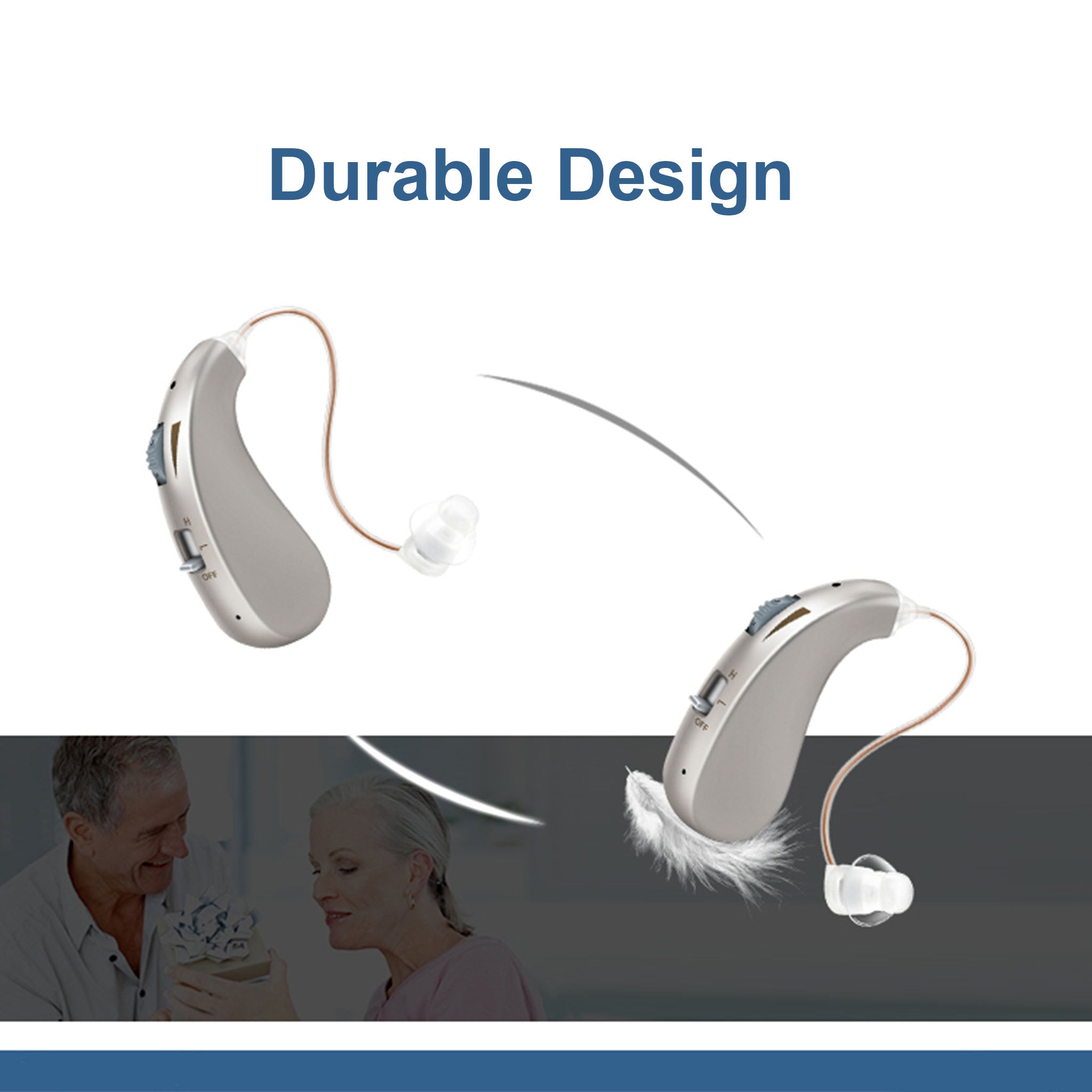 Rechargeable BTE Hearing Aids